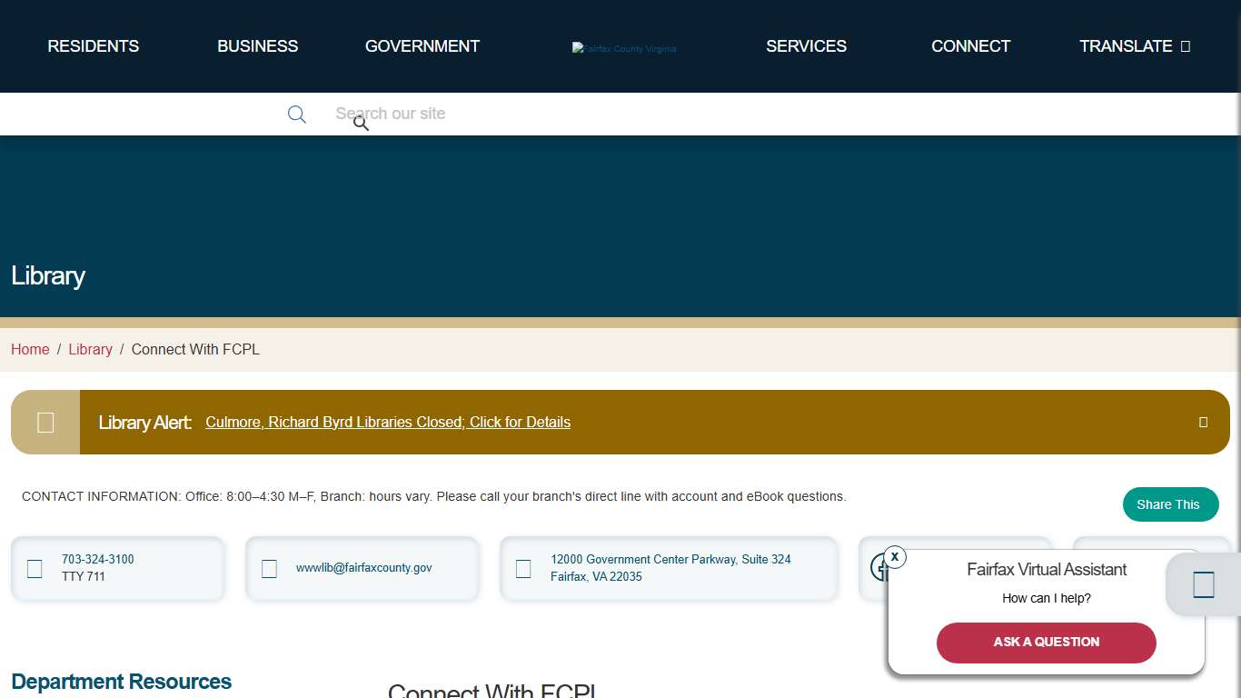 Connect With FCPL Library
